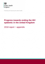 Progress towards ending the HIV epidemic in the United Kingdom: 2018 report − appendix